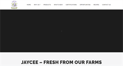 Desktop Screenshot of jaycee-herb.com