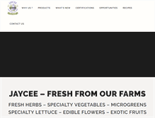 Tablet Screenshot of jaycee-herb.com